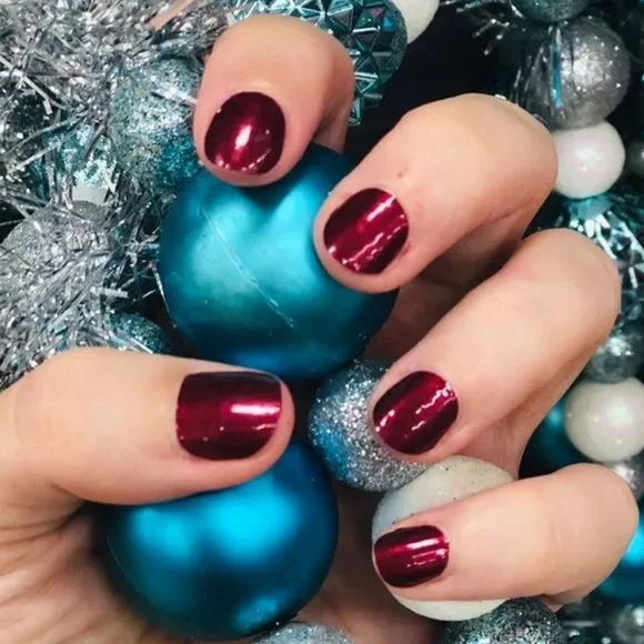 *Retired* Color Street: Venetian Velvet | Scarlet Red Fall Winter Classic Preppy - Picture 8 of 15